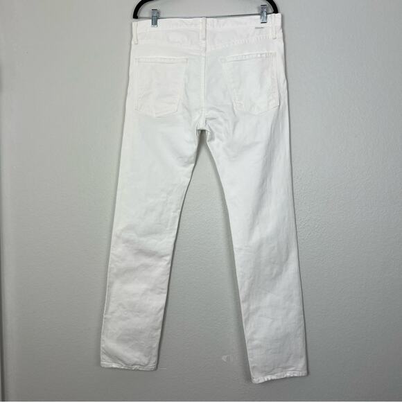 MOTHER MR | NEW Tooth & Nail The Neat White Jeans Straight Leg Neutral Summer 36 - Picture 5 of 13